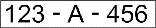 Licence Plate
