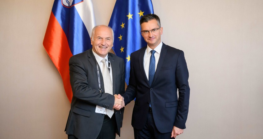 High Representative with Slovenian Prime Minister Šarec (Foto: Nebojša Tejić/STA)