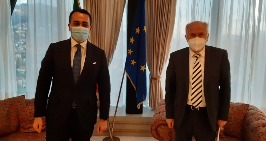 HR Inzko and Italian FM Di Maio 290321