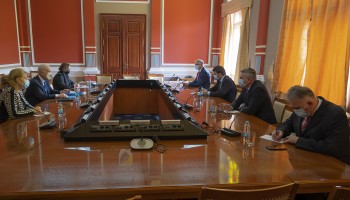 PDHR/Brčko Supervisor meets Brčko Mayor Esed Kadrić, Deputy Mayor Anto Domić, District Assembly Speaker Siniša Milić, and Deputy Speaker Ivo Filipović