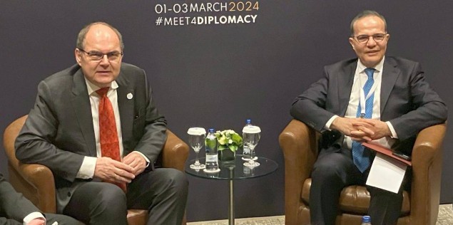 HR Schmidt and Turkiye Deputy Foreign Minister Kemal Bozay
